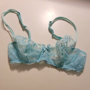 Simon Perele Underwire Lace Light Green Made In France Size 90